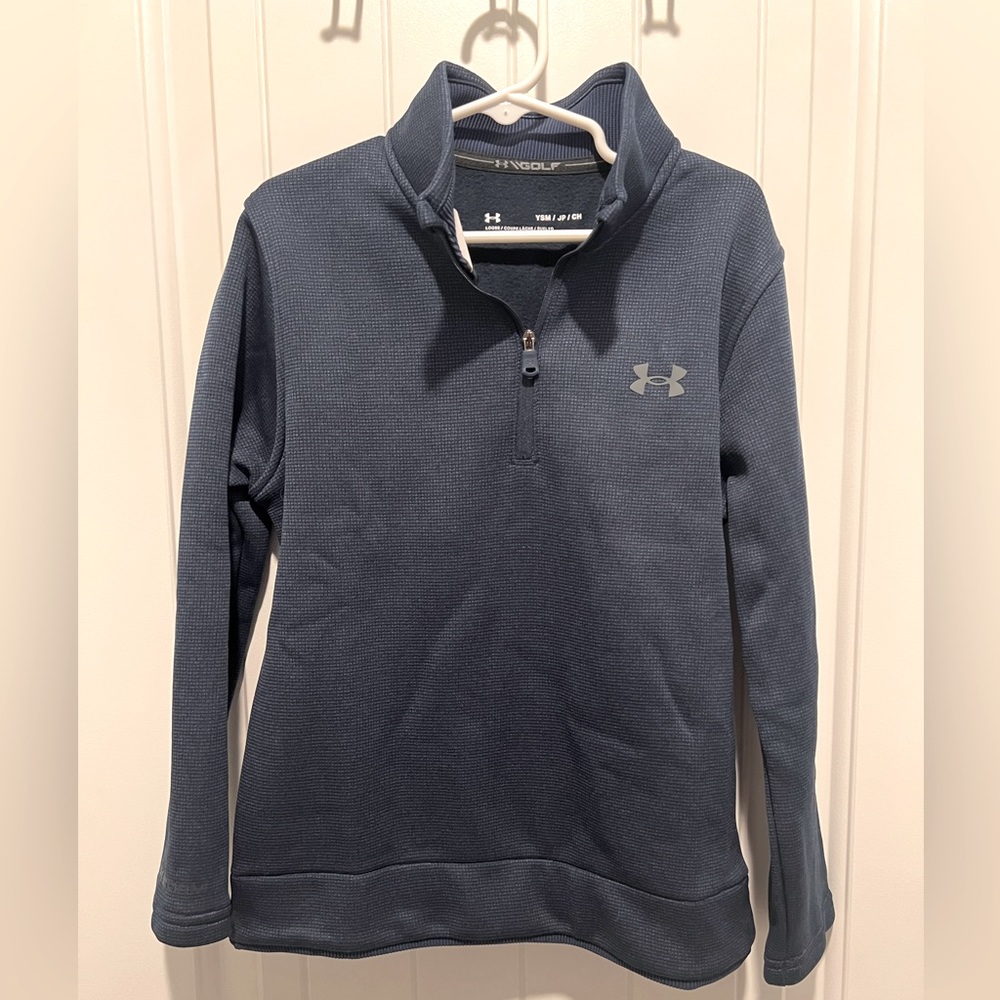 Under Armor, 1/2 Zip Pullover, Youth SM